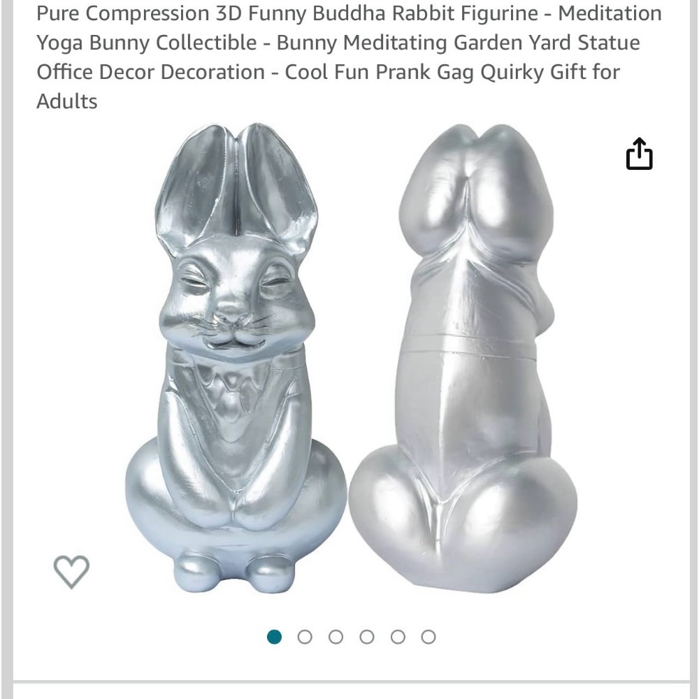 Pure Compression 3D Funny Buddha Rabbit Figurine - Meditation
Yoga Bunny Coll.